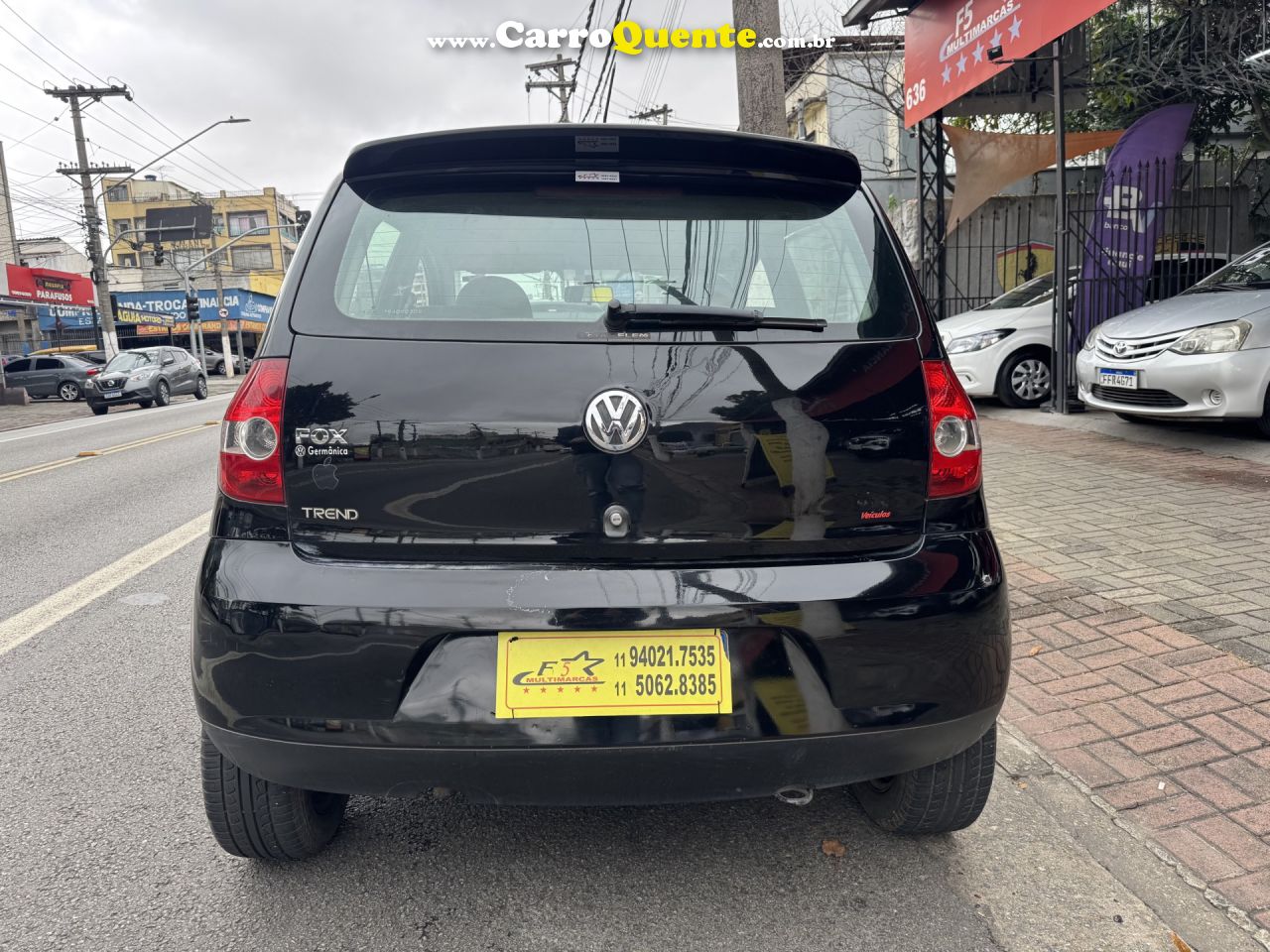 VOLKSWAGEN   FOX CITY 1.0 MI 1.0MI TOTAL FLEX 8V 5P   PRETO 2009 1.0 FLEX - Loja