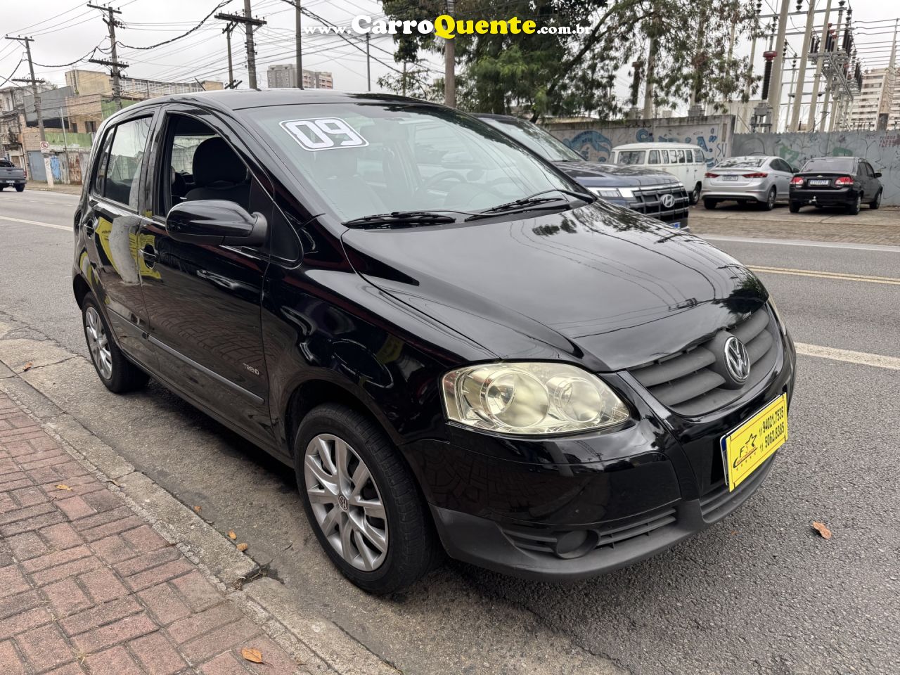 VOLKSWAGEN   FOX CITY 1.0 MI 1.0MI TOTAL FLEX 8V 5P   PRETO 2009 1.0 FLEX - Loja