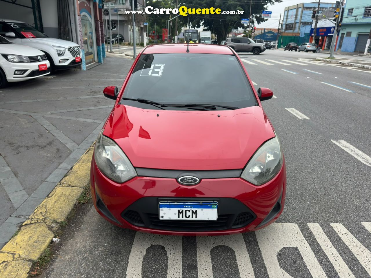 FORD   FIESTA 1.0 8V FLEXCLASS 1.0 8V FLEX 5P   VERMELHO 2013 1.0 FLEX - Loja