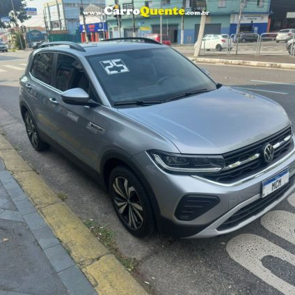 VOLKSWAGEN   T-CROSS 200 TSI 1.0  FLEX 12V 5P AUT.   PRATA 2025 1.0 FLEX