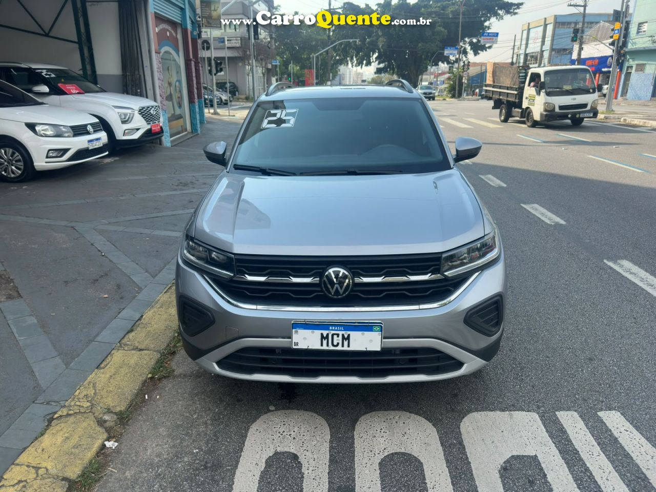VOLKSWAGEN   T-CROSS 200 TSI 1.0  FLEX 12V 5P AUT.   PRATA 2025 1.0 FLEX - Loja