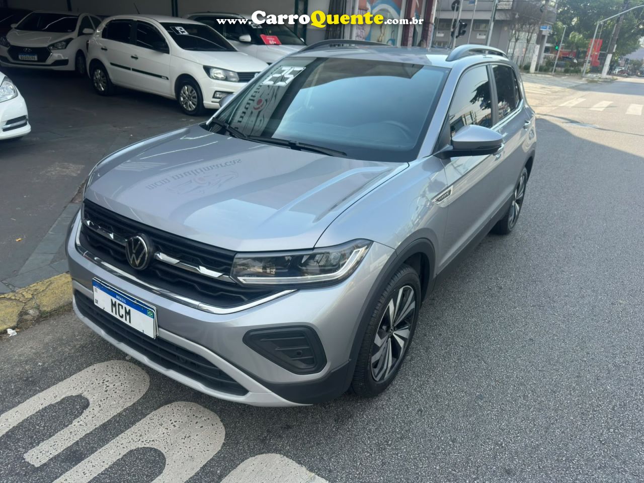 VOLKSWAGEN   T-CROSS 200 TSI 1.0  FLEX 12V 5P AUT.   PRATA 2025 1.0 FLEX - Loja