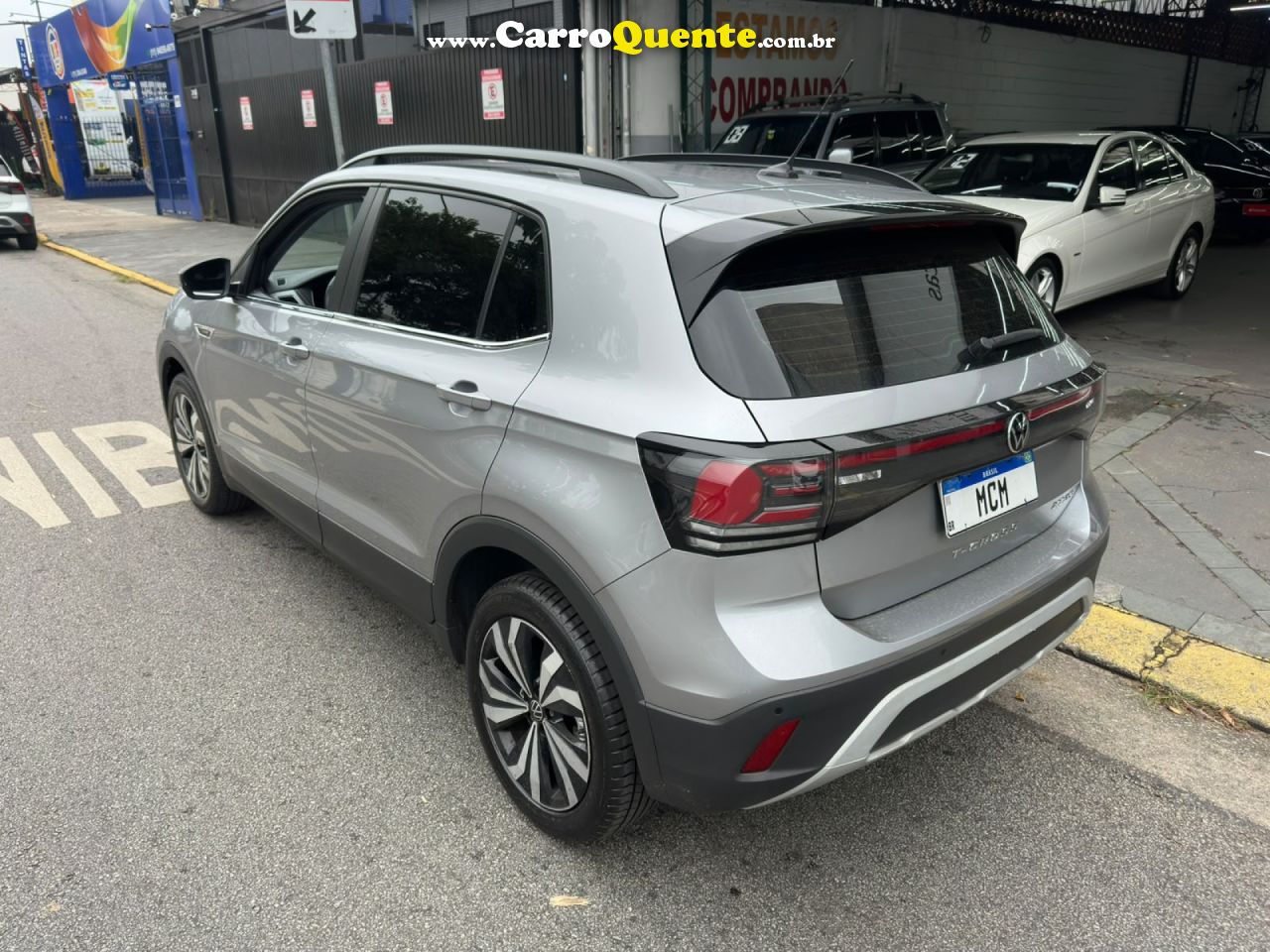 VOLKSWAGEN   T-CROSS 200 TSI 1.0  FLEX 12V 5P AUT.   PRATA 2025 1.0 FLEX - Loja