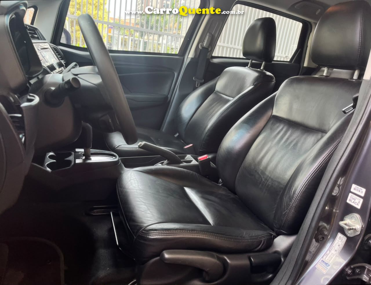 HONDA   FIT EX BLINDADO 3A 2015 AUTOMATICO FLEX BOM ESTADO   CINZA 2015 1.5 FLEX - Loja