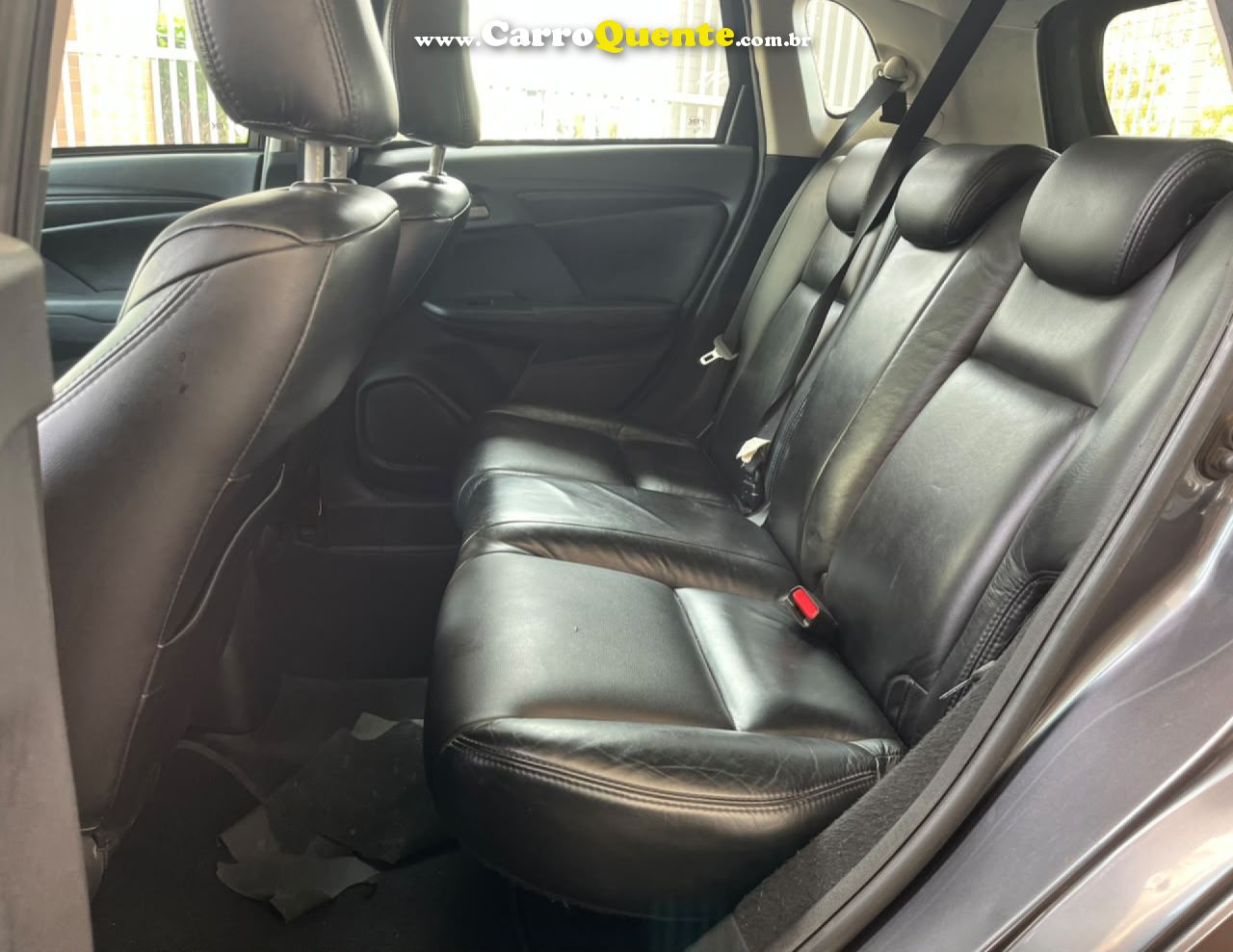 HONDA   FIT EX BLINDADO 3A 2015 AUTOMATICO FLEX BOM ESTADO   CINZA 2015 1.5 FLEX - Loja