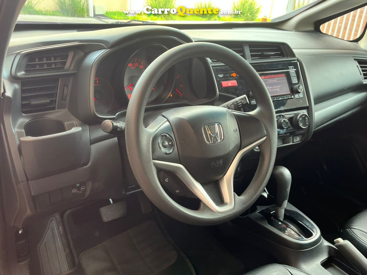 HONDA   FIT EX BLINDADO 3A 2015 AUTOMATICO FLEX BOM ESTADO   CINZA 2015 1.5 FLEX - Loja