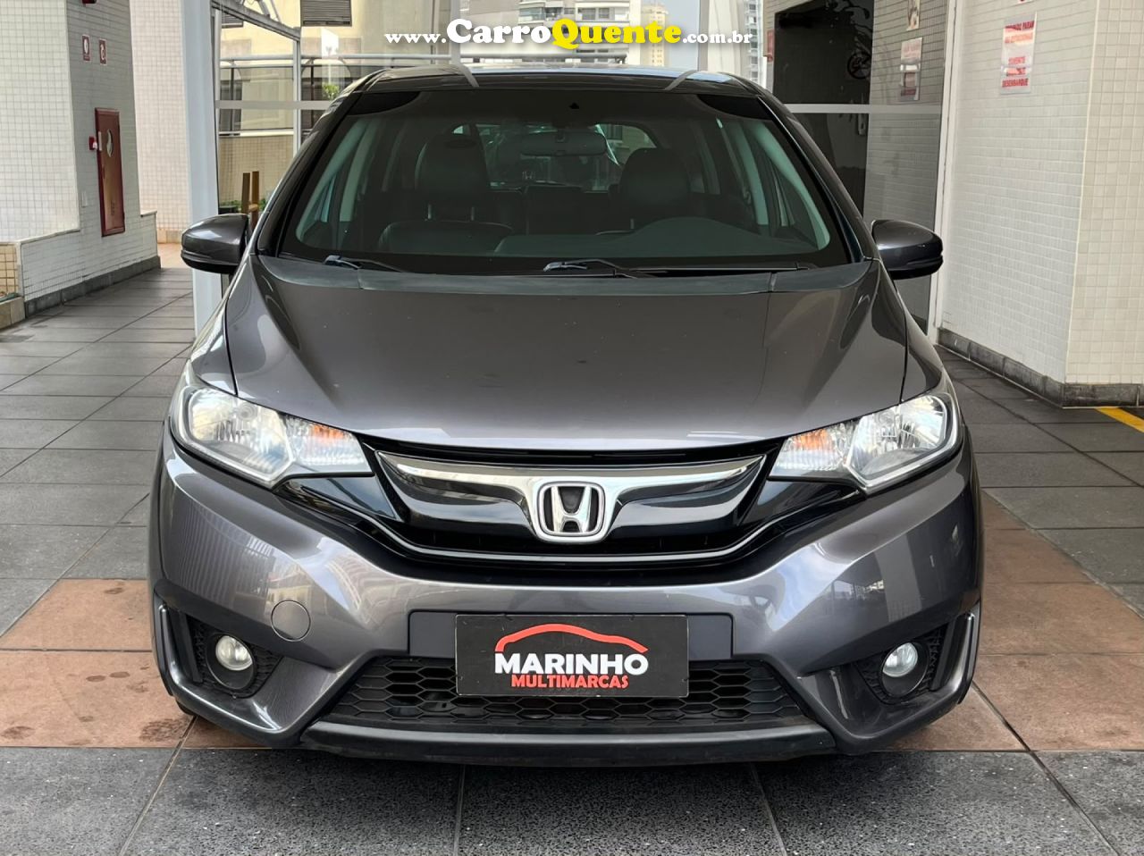 HONDA   FIT EX BLINDADO 3A 2015 AUTOMATICO FLEX BOM ESTADO   CINZA 2015 1.5 FLEX - Loja