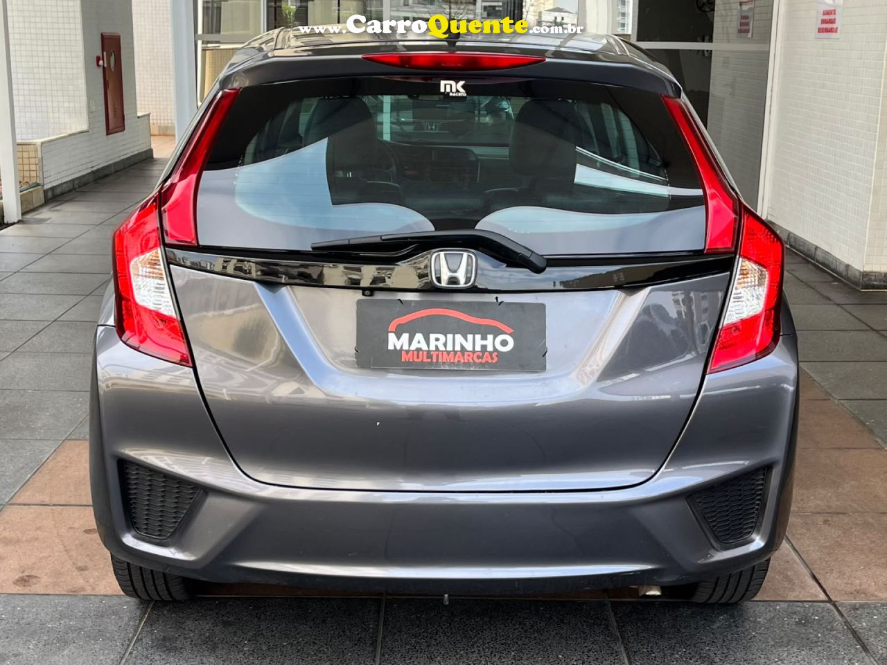 HONDA   FIT EX BLINDADO 3A 2015 AUTOMATICO FLEX BOM ESTADO   CINZA 2015 1.5 FLEX - Loja
