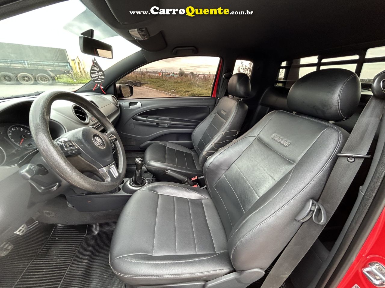 VOLKSWAGEN   SAVEIRO CROSS 1.6 MI TOTAL FLEX 8V CE   VERMELHO 2014 1.6 FLEX - Loja
