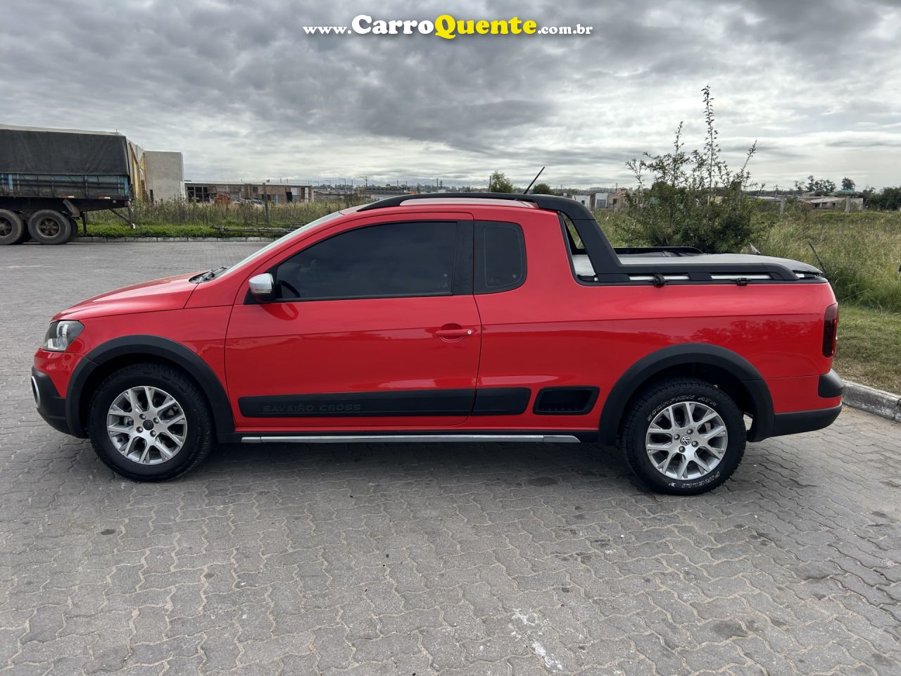 VOLKSWAGEN   SAVEIRO CROSS 1.6 MI TOTAL FLEX 8V CE   VERMELHO 2014 1.6 FLEX - Loja