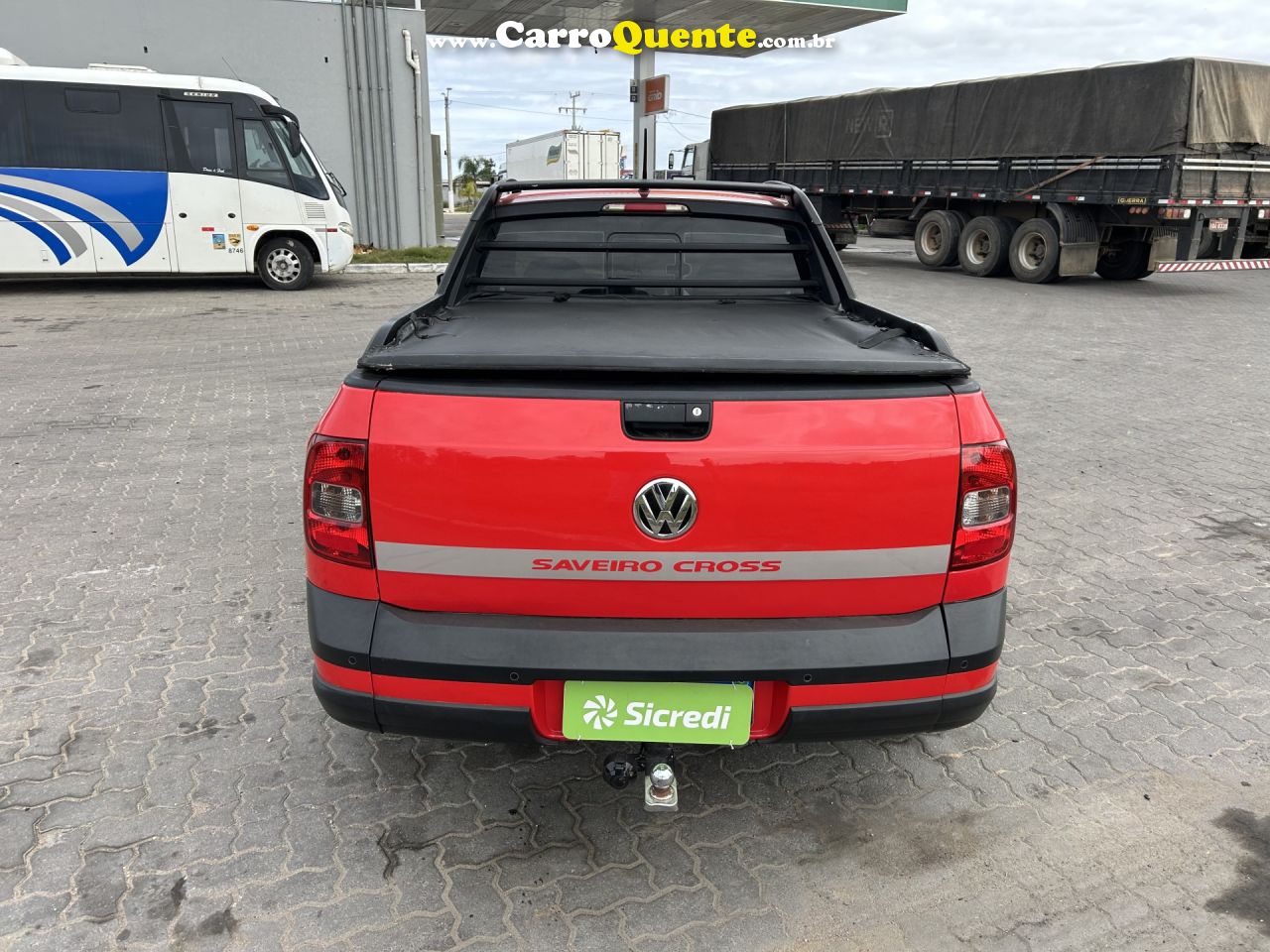 VOLKSWAGEN   SAVEIRO CROSS 1.6 MI TOTAL FLEX 8V CE   VERMELHO 2014 1.6 FLEX - Loja