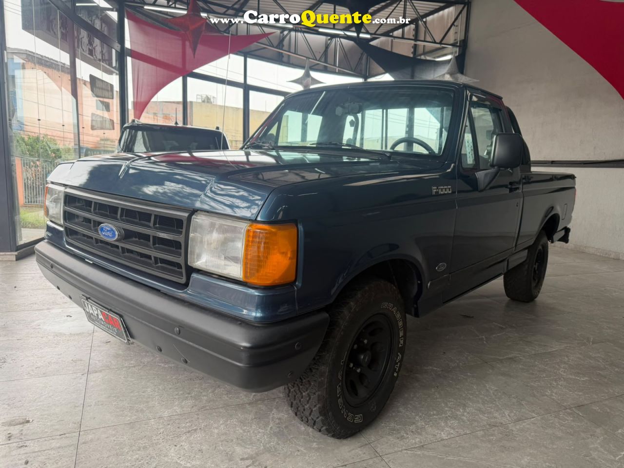 FORD   F-1000 SUPER SÉRIE CE 4.93.6   AZUL 1995 4.9 GASOLINA - Loja