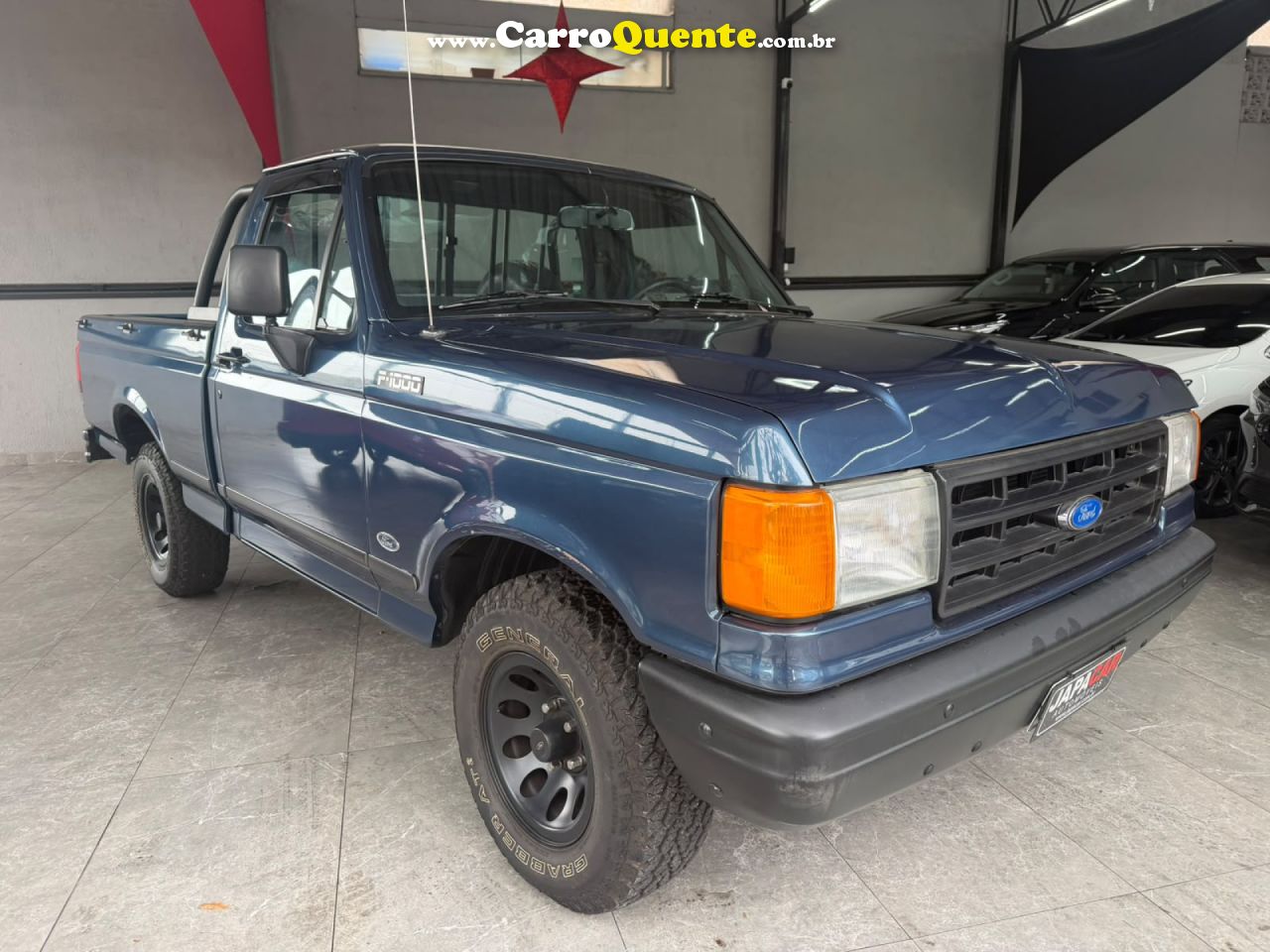 FORD   F-1000 SUPER SÉRIE CE 4.93.6   AZUL 1995 4.9 GASOLINA - Loja
