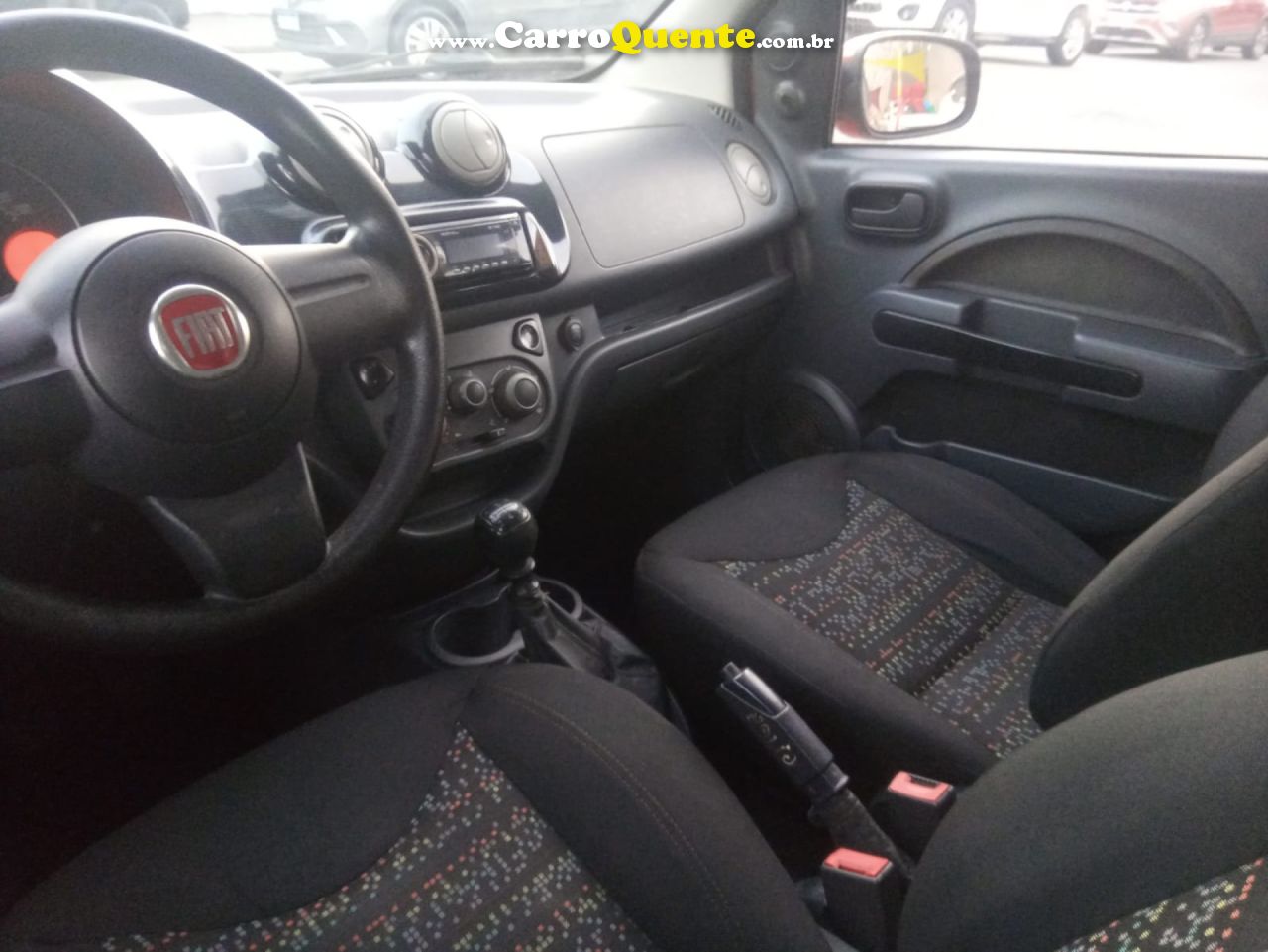 FIAT   UNO ATTRACTIVE 1.4 EVO FIRE FLEX 8V 4P   VERMELHO 2012 1.4 FLEX - Loja