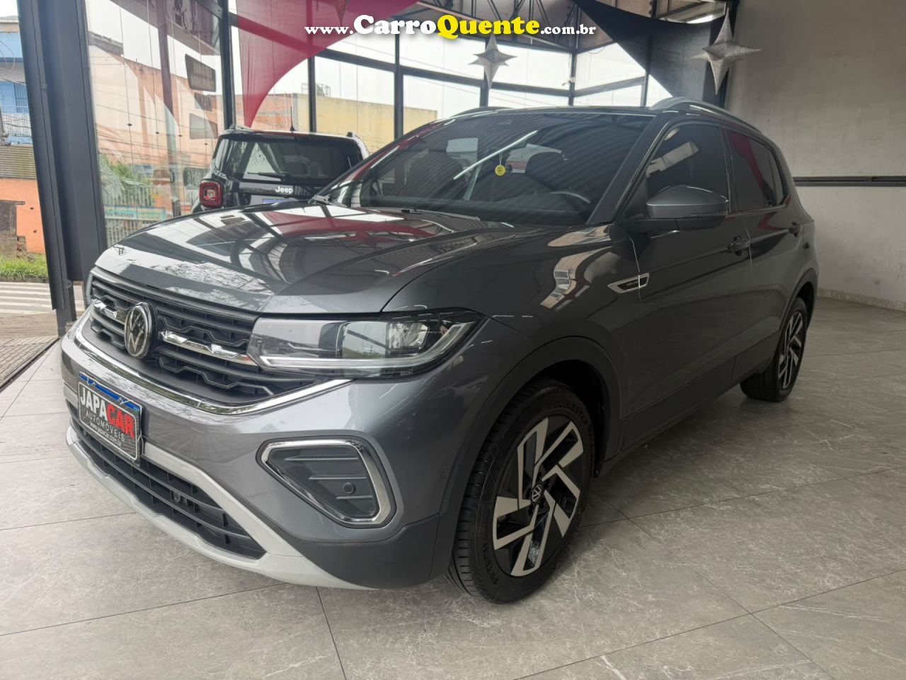 VOLKSWAGEN   T-CROSS HIGHLINE 1.4 TSI FLEX 16V 5P AUT   CINZA 2025 1.4 FLEX - Loja