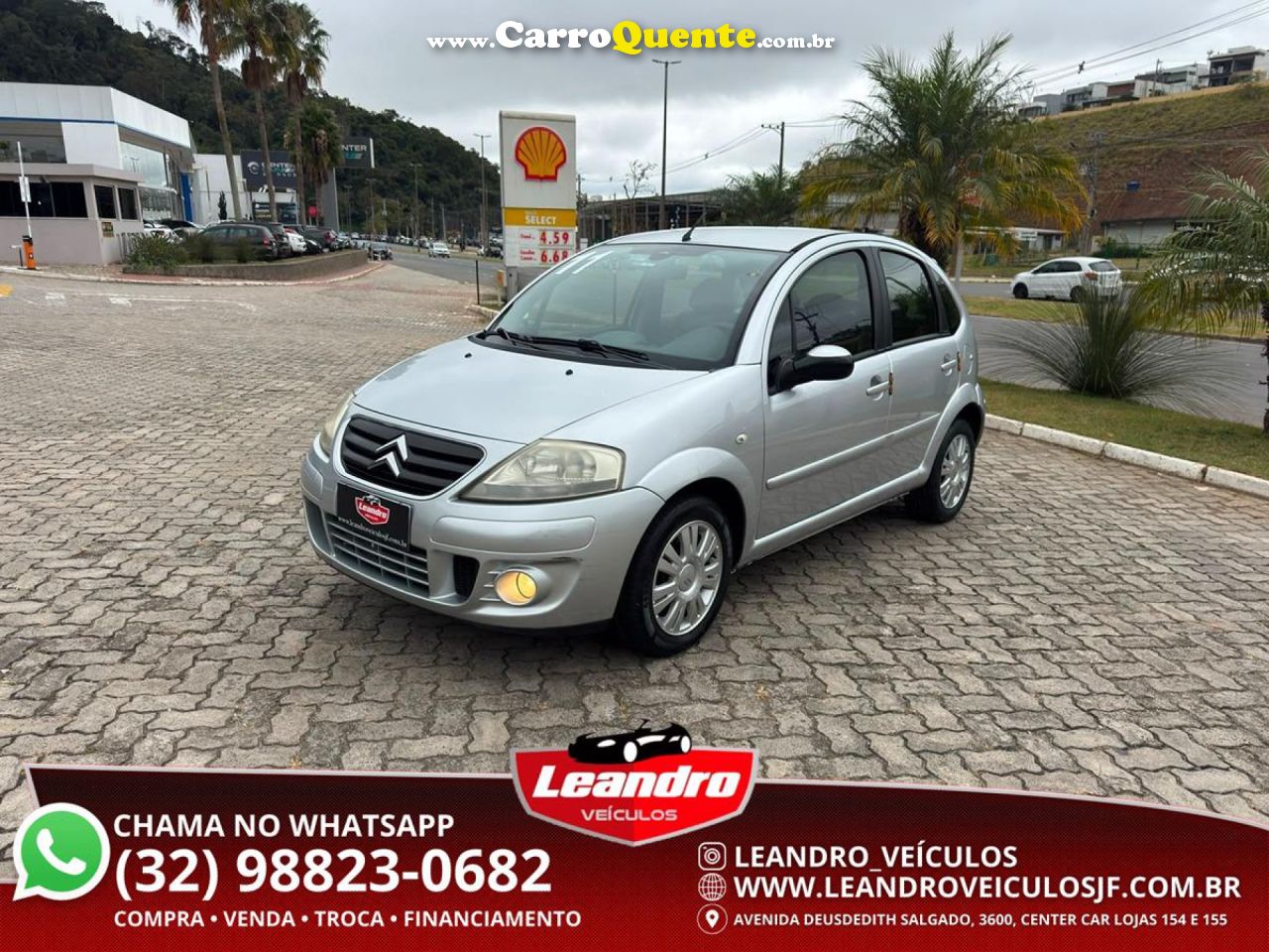 CITROËN   C3 EXCL.EXCL.SOLAR.SONORA 1.6 FLEX AUT   PRATA 2011 1.6 FLEX - Loja
