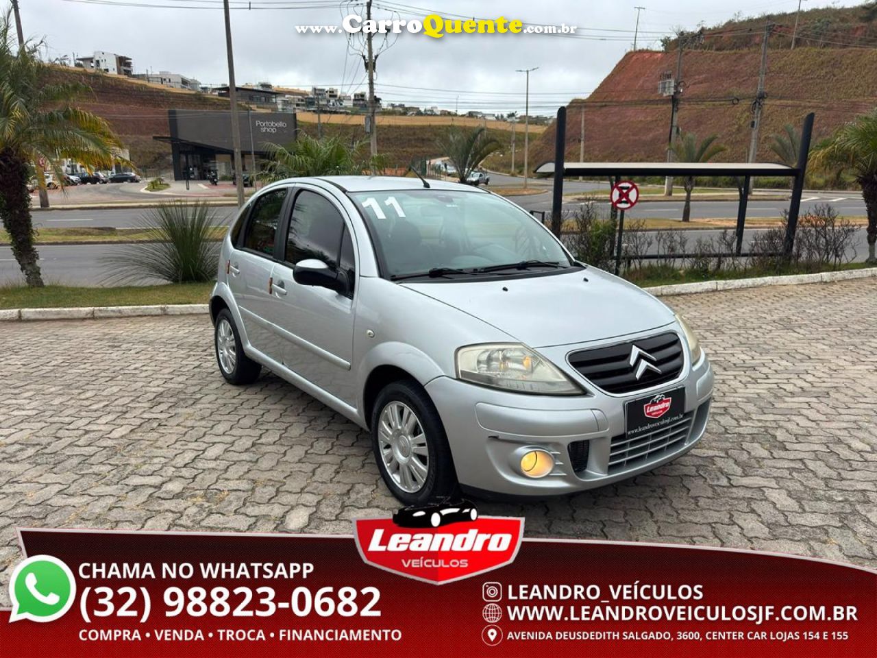 CITROËN   C3 EXCL.EXCL.SOLAR.SONORA 1.6 FLEX AUT   PRATA 2011 1.6 FLEX - Loja