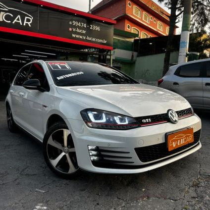 VOLKSWAGEN   GOLF GTI 2.0 TSI 220CV AUT.   BRANCO 2017 2.0 GASOLINA
