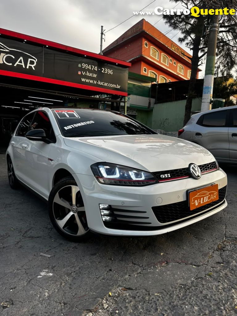 VOLKSWAGEN   GOLF GTI 2.0 TSI 220CV AUT.   BRANCO 2017 2.0 GASOLINA - Loja