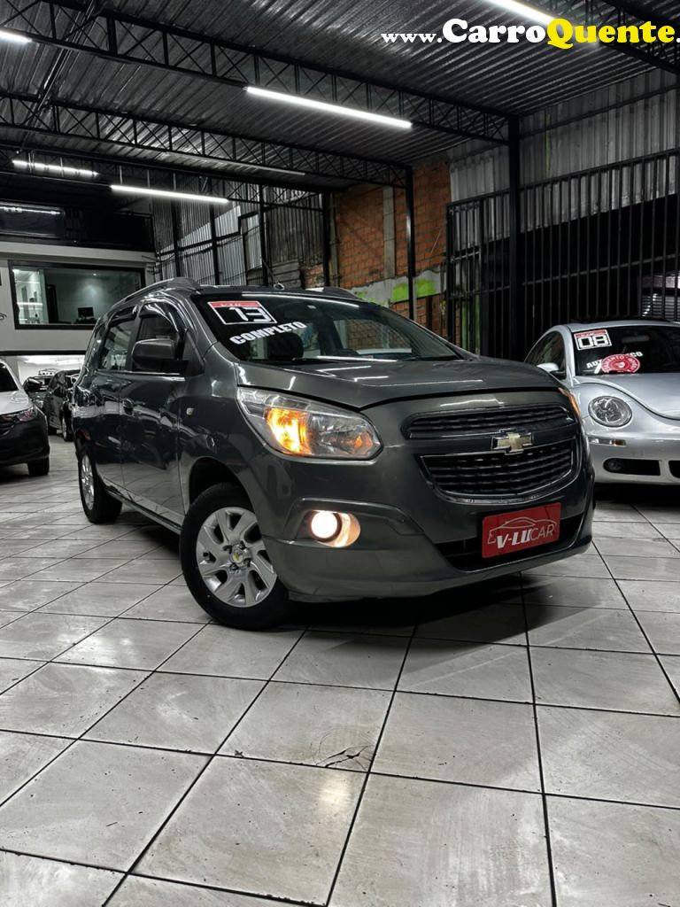 CHEVROLET   SPIN LTZ 1.8 8V ECONO.FLEX 5P AUT.   CINZA 2013 1.8 FLEX - Loja