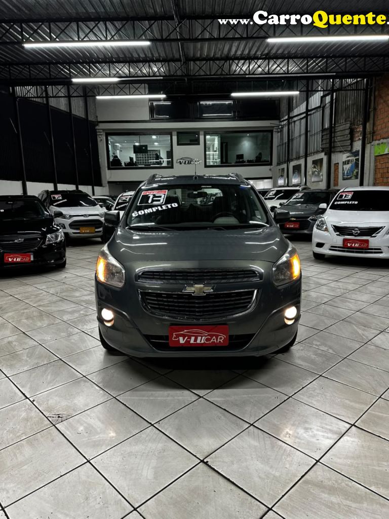 CHEVROLET   SPIN LTZ 1.8 8V ECONO.FLEX 5P AUT.   CINZA 2013 1.8 FLEX - Loja