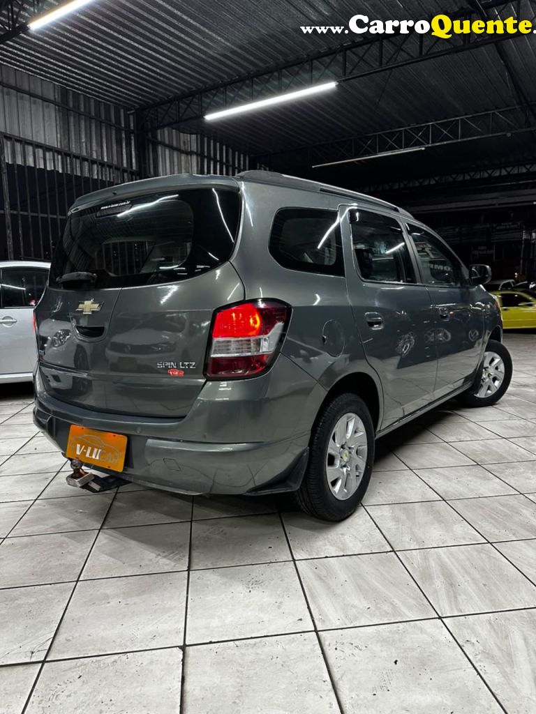 CHEVROLET   SPIN LTZ 1.8 8V ECONO.FLEX 5P AUT.   CINZA 2013 1.8 FLEX - Loja