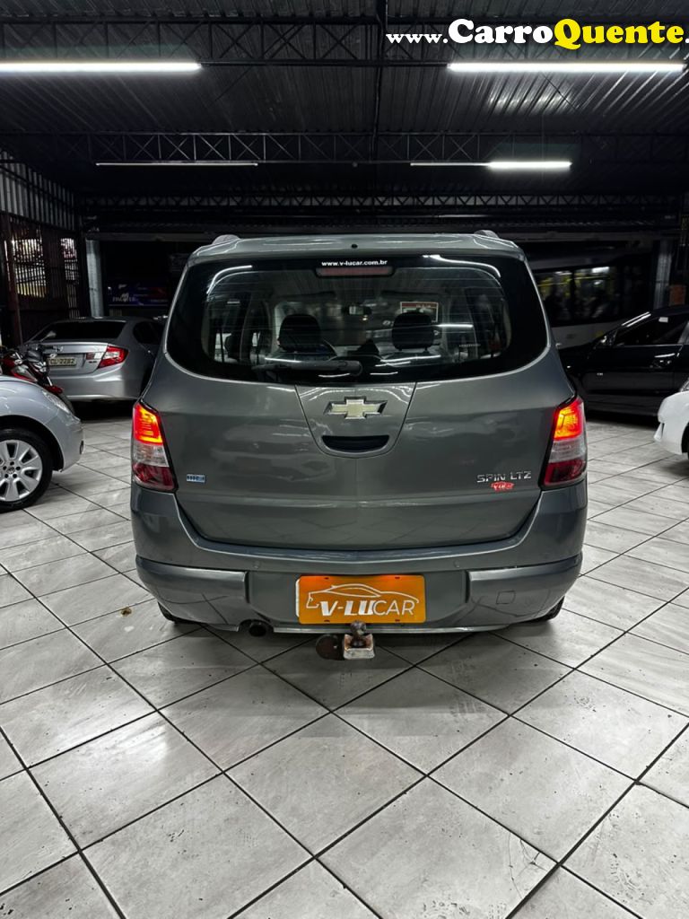 CHEVROLET   SPIN LTZ 1.8 8V ECONO.FLEX 5P AUT.   CINZA 2013 1.8 FLEX - Loja