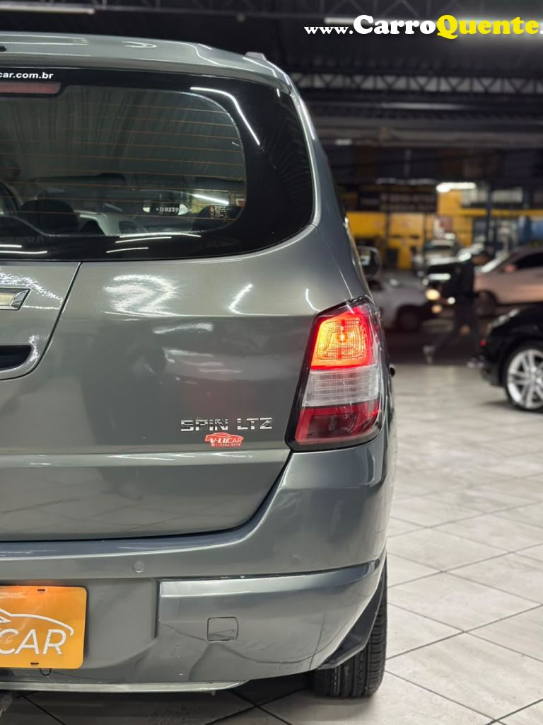 CHEVROLET   SPIN LTZ 1.8 8V ECONO.FLEX 5P AUT.   CINZA 2013 1.8 FLEX - Loja