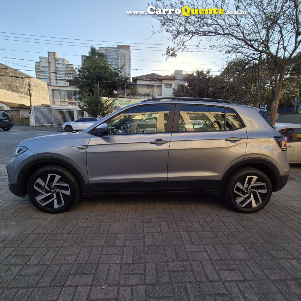 VOLKSWAGEN   T-CROSS COMFOR. 200 TSI 1.0 FLEX 5P AUT.   PRATA 2025 1.0 FLEX - Loja