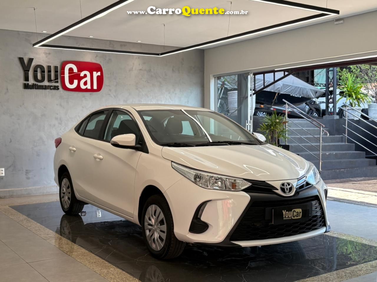 TOYOTA   YARIS XL SEDAN 1.5 FLEX 16V 4P AUT.   BRANCO 2024 1.5 FLEX - Loja