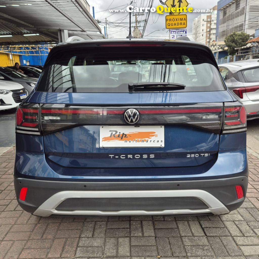 VOLKSWAGEN   T-CROSS HIG. 250 TSI 1.4 FLEX 16V 5P AUT   AZUL 2025 1.4 FLEX - Loja