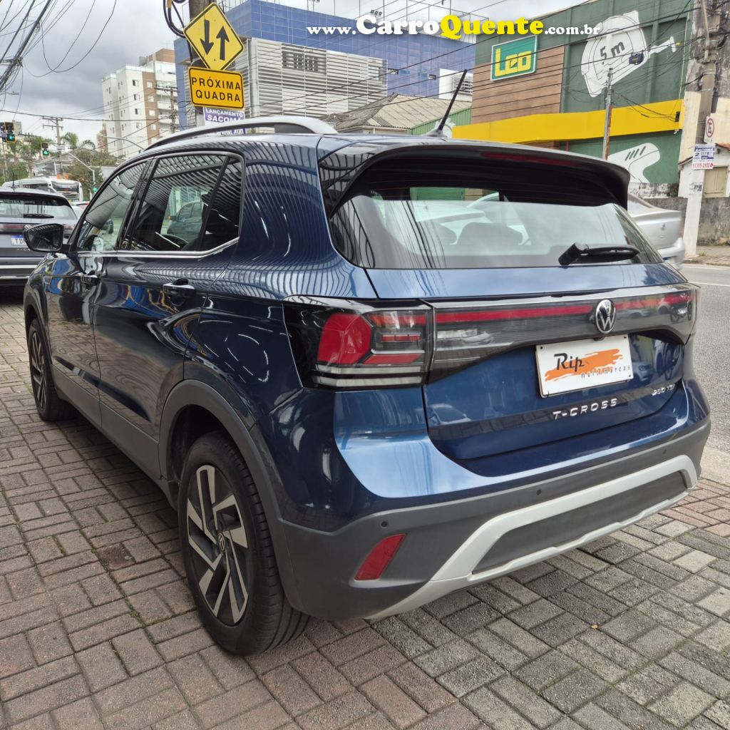 VOLKSWAGEN   T-CROSS HIG. 250 TSI 1.4 FLEX 16V 5P AUT   AZUL 2025 1.4 FLEX - Loja