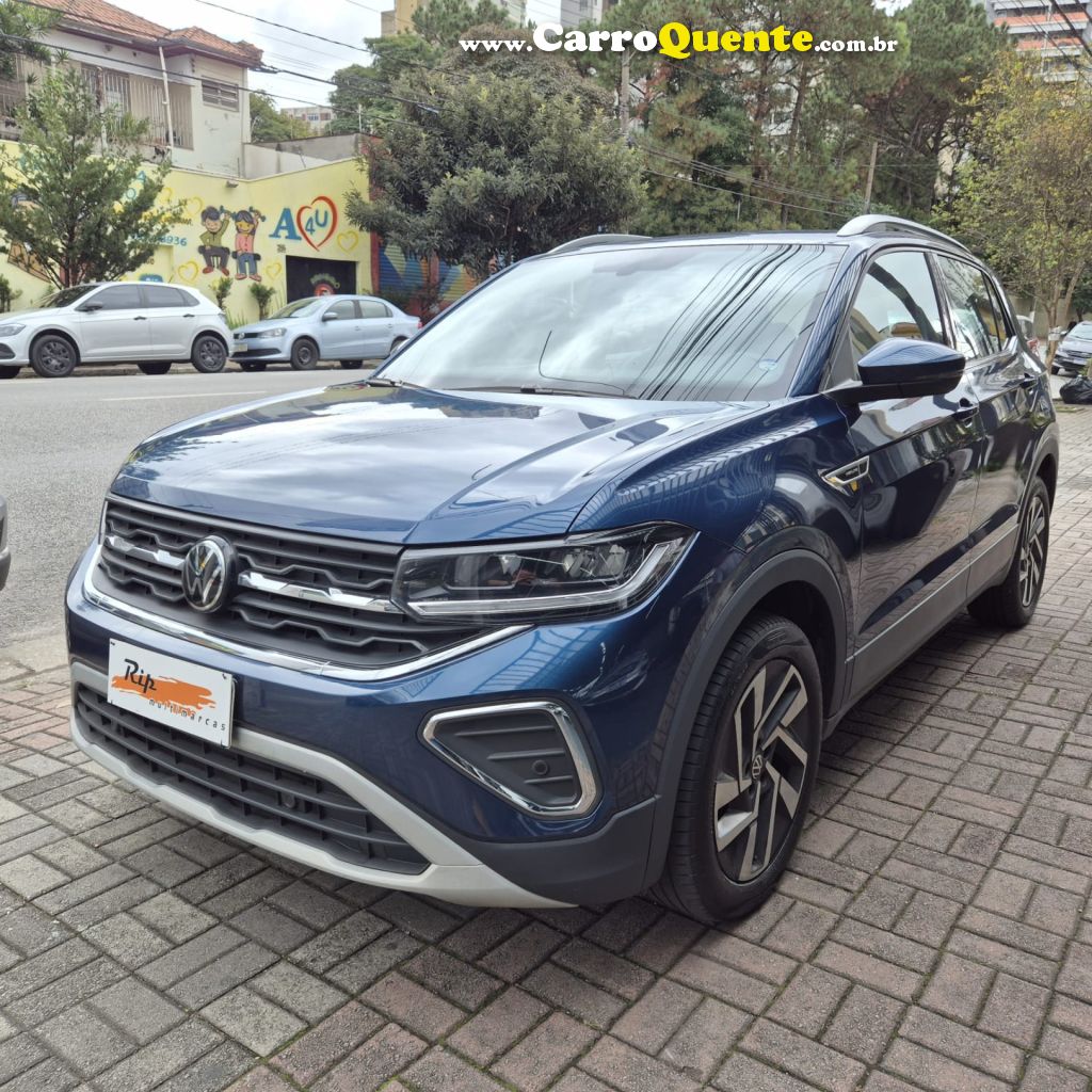 VOLKSWAGEN   T-CROSS HIG. 250 TSI 1.4 FLEX 16V 5P AUT   AZUL 2025 1.4 FLEX - Loja