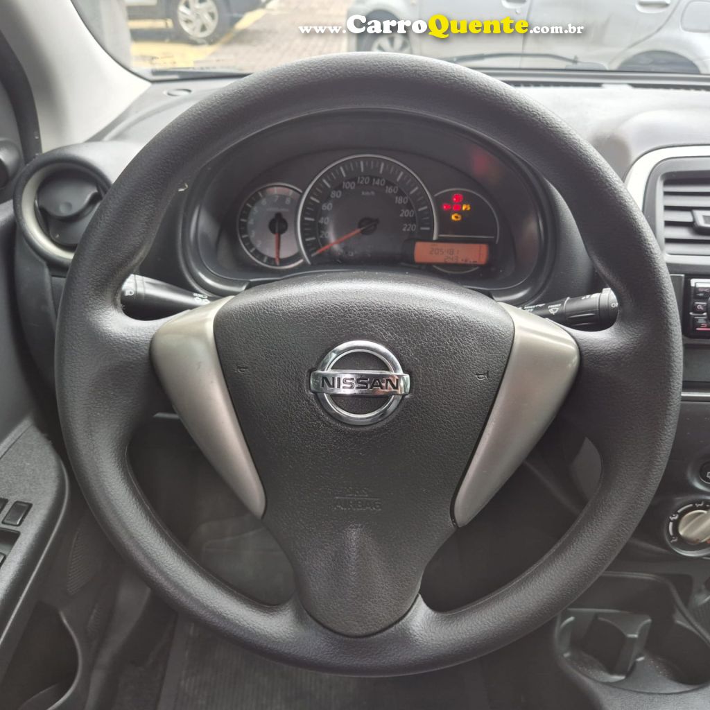 NISSAN   MARCH S 1.0 12V FLEX 5P   PRETO 2017 1.0 FLEX - Loja