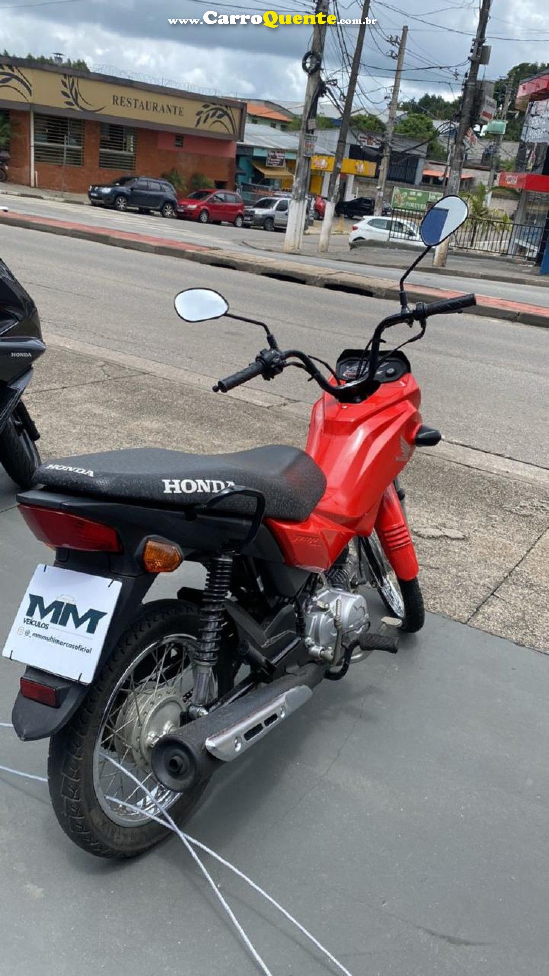 HONDA   POP 110I   VERMELHO 2022 0 GASOLINA - Loja