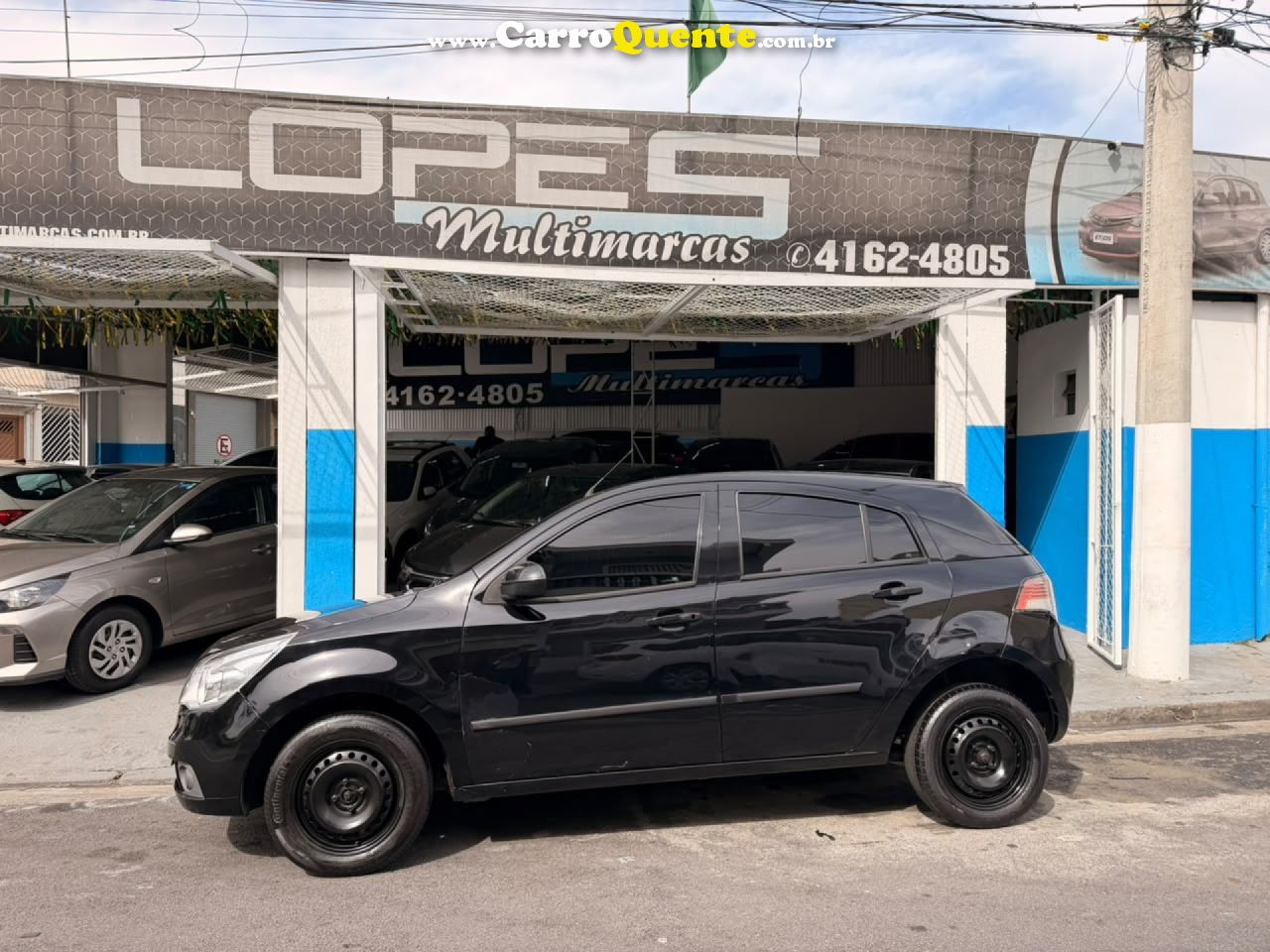 CHEVROLET   AGILE LT 1.4 MPFI 8V FLEXPOWER 5P   PRETO 2011 1.4 FLEX - Loja