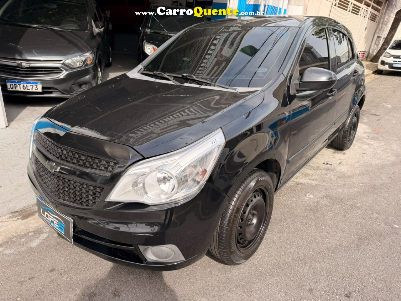 CHEVROLET   AGILE LT 1.4 MPFI 8V FLEXPOWER 5P   PRETO 2011 1.4 FLEX - Loja
