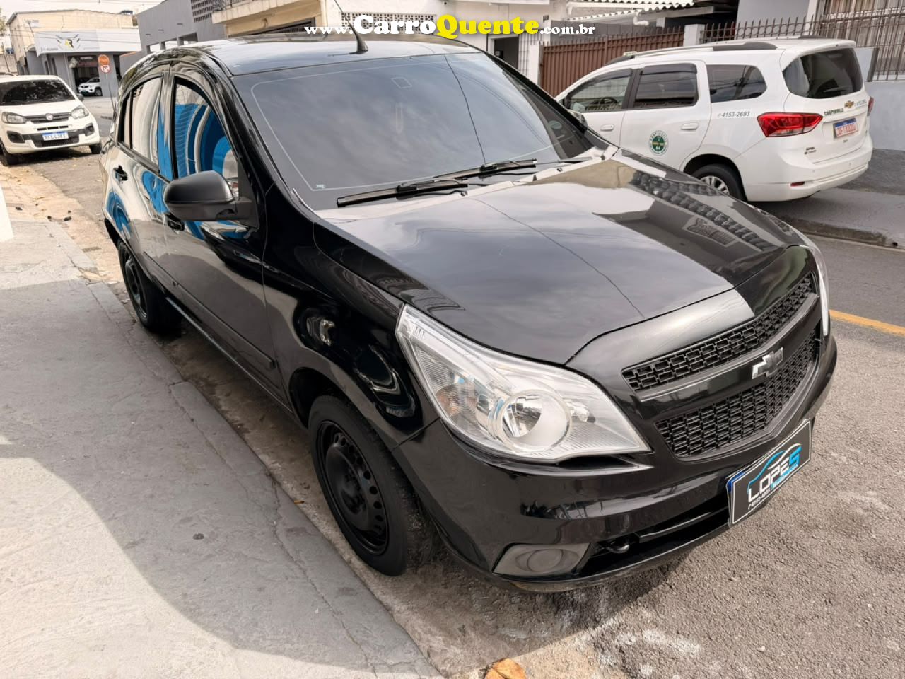 CHEVROLET   AGILE LT 1.4 MPFI 8V FLEXPOWER 5P   PRETO 2011 1.4 FLEX - Loja