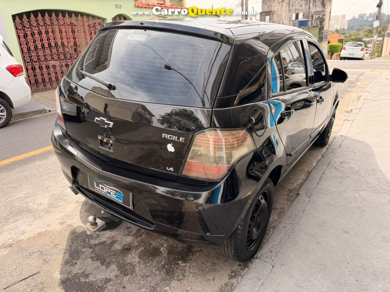 CHEVROLET   AGILE LT 1.4 MPFI 8V FLEXPOWER 5P   PRETO 2011 1.4 FLEX - Loja