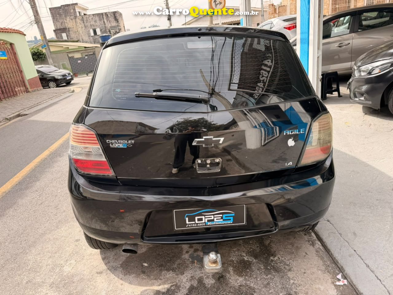 CHEVROLET   AGILE LT 1.4 MPFI 8V FLEXPOWER 5P   PRETO 2011 1.4 FLEX - Loja