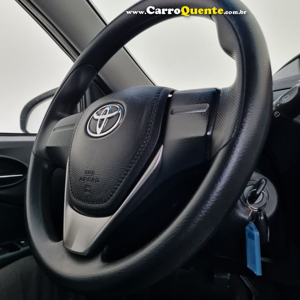 TOYOTA   ETIOS X 1.3 FLEX 16V 5P MEC.   BRANCO 2015 1.3 FLEX - Loja