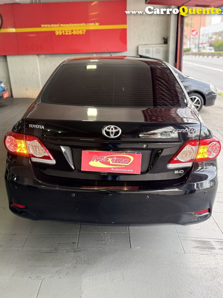 TOYOTA   COROLLA XEI 2.0 FLEX 16V AUT.   PRETO 2012 2.0 FLEX - Loja