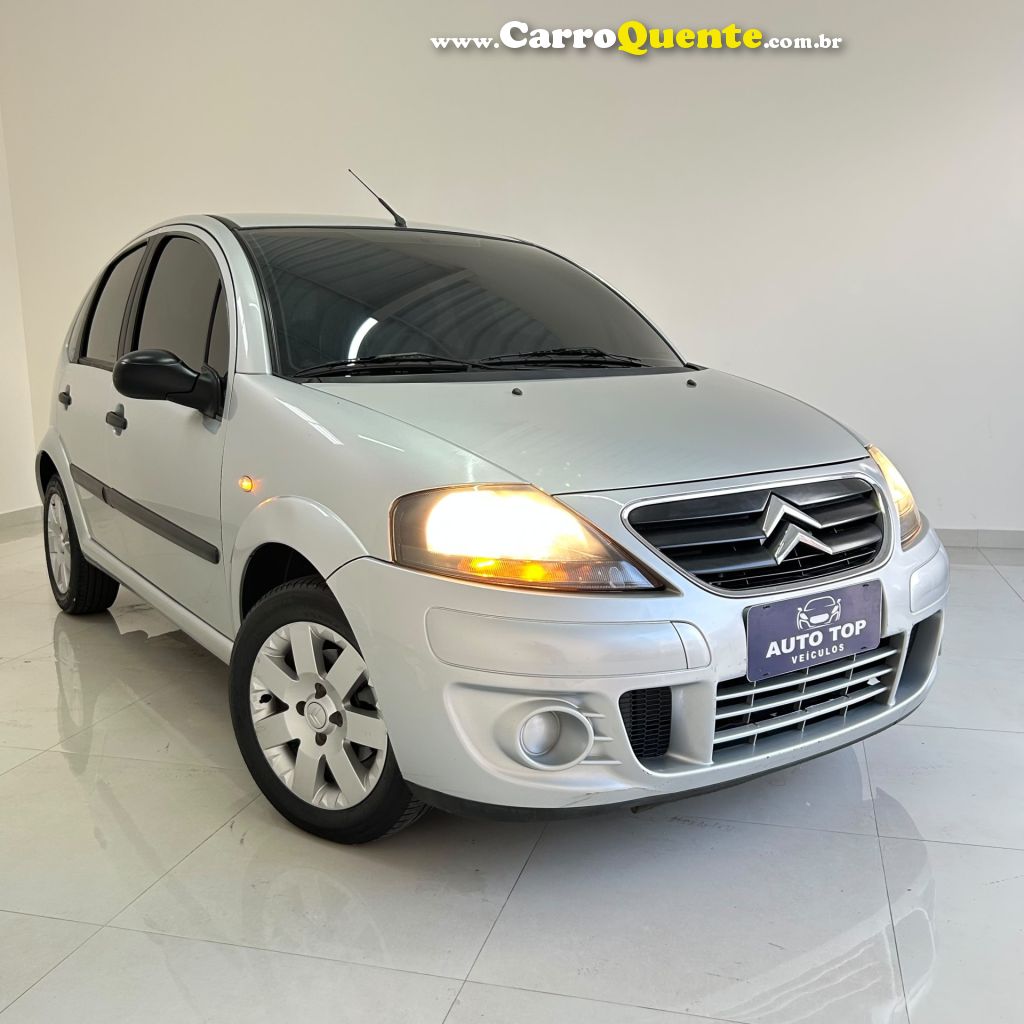 CITROËN   C3 GLX 1.4 GLX SONORA 1.4 FLEX 8V 5P   PRATA 2012 1.4 FLEX - Loja
