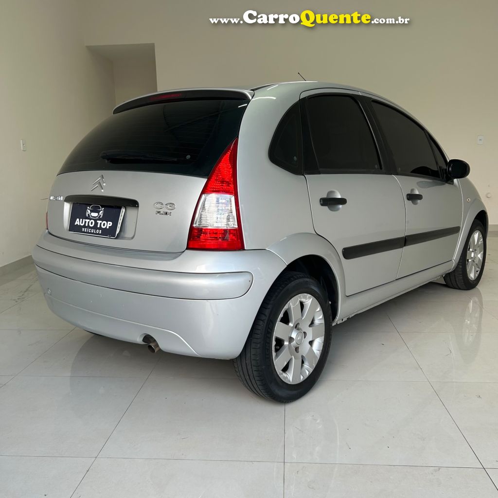 CITROËN   C3 GLX 1.4 GLX SONORA 1.4 FLEX 8V 5P   PRATA 2012 1.4 FLEX - Loja