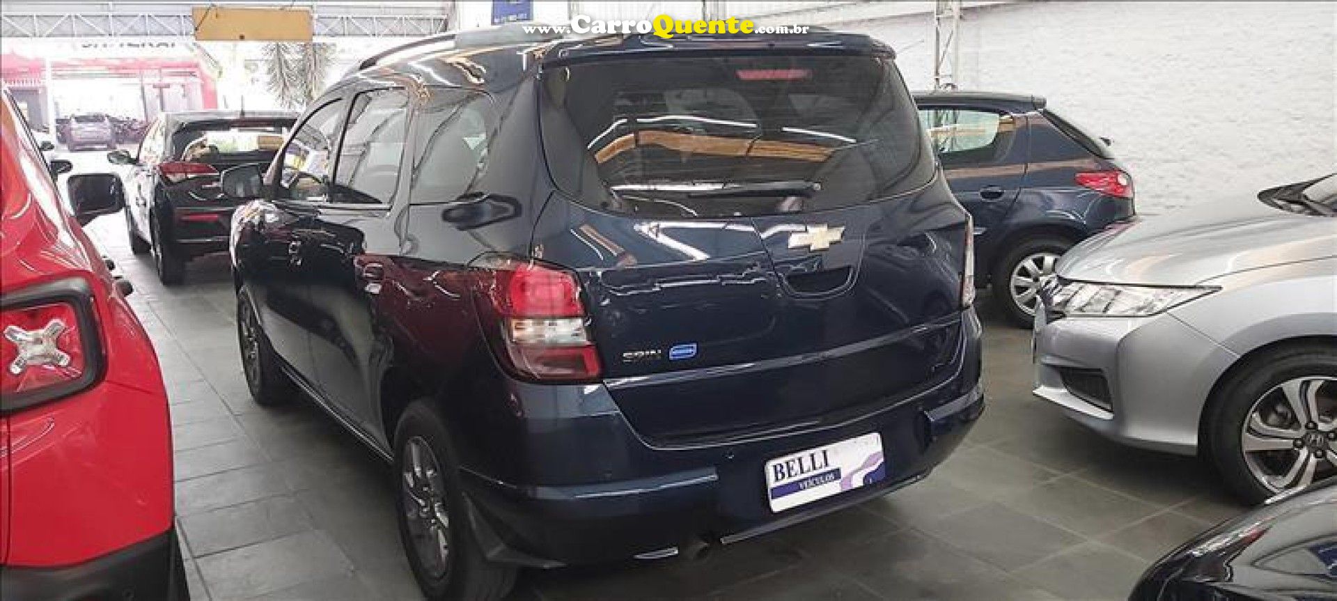 CHEVROLET   SPIN ADVANTAGE 1.8 8V ECONO.FLEX 5P AUT.   AZUL 2018 1.8 FLEX - Loja