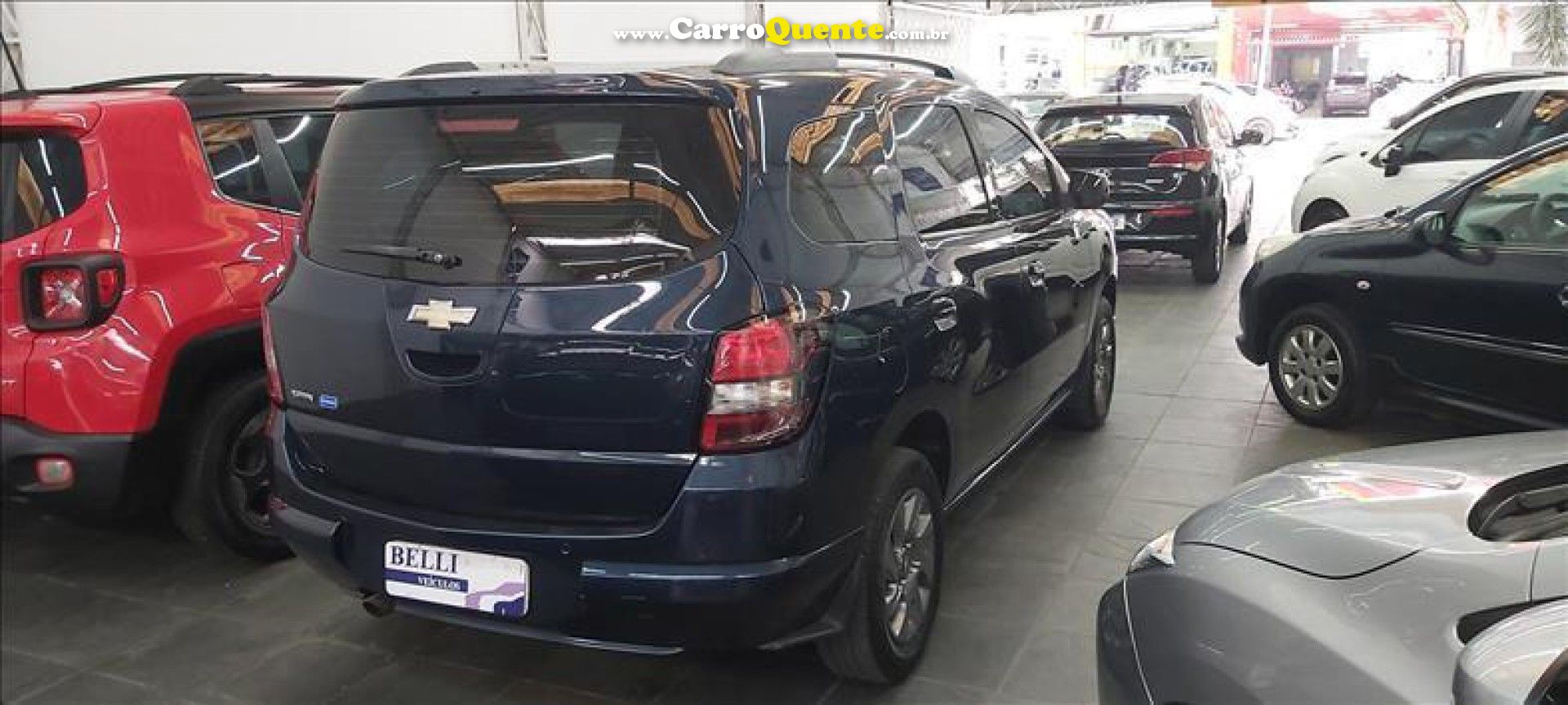 CHEVROLET   SPIN ADVANTAGE 1.8 8V ECONO.FLEX 5P AUT.   AZUL 2018 1.8 FLEX - Loja