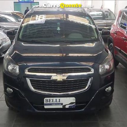 CHEVROLET   SPIN ADVANTAGE 1.8 8V ECONO.FLEX 5P AUT.   AZUL 2018 1.8 FLEX