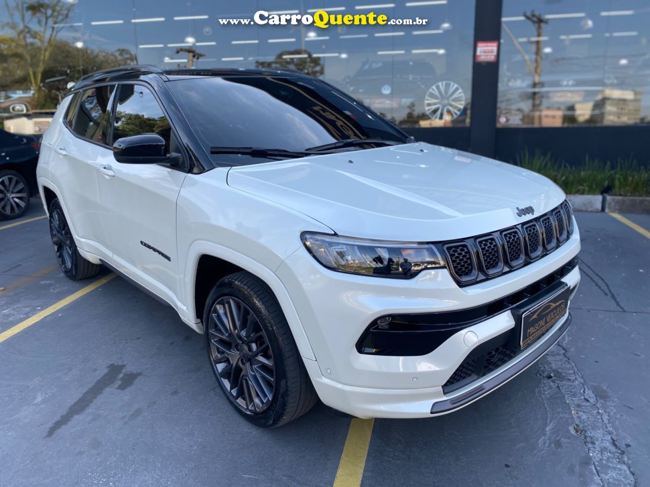 JEEP   COMPASS S T270 1.3 TB 4X2 FLEX AUT.   BRANCO 2023 1.3 FLEX - Loja