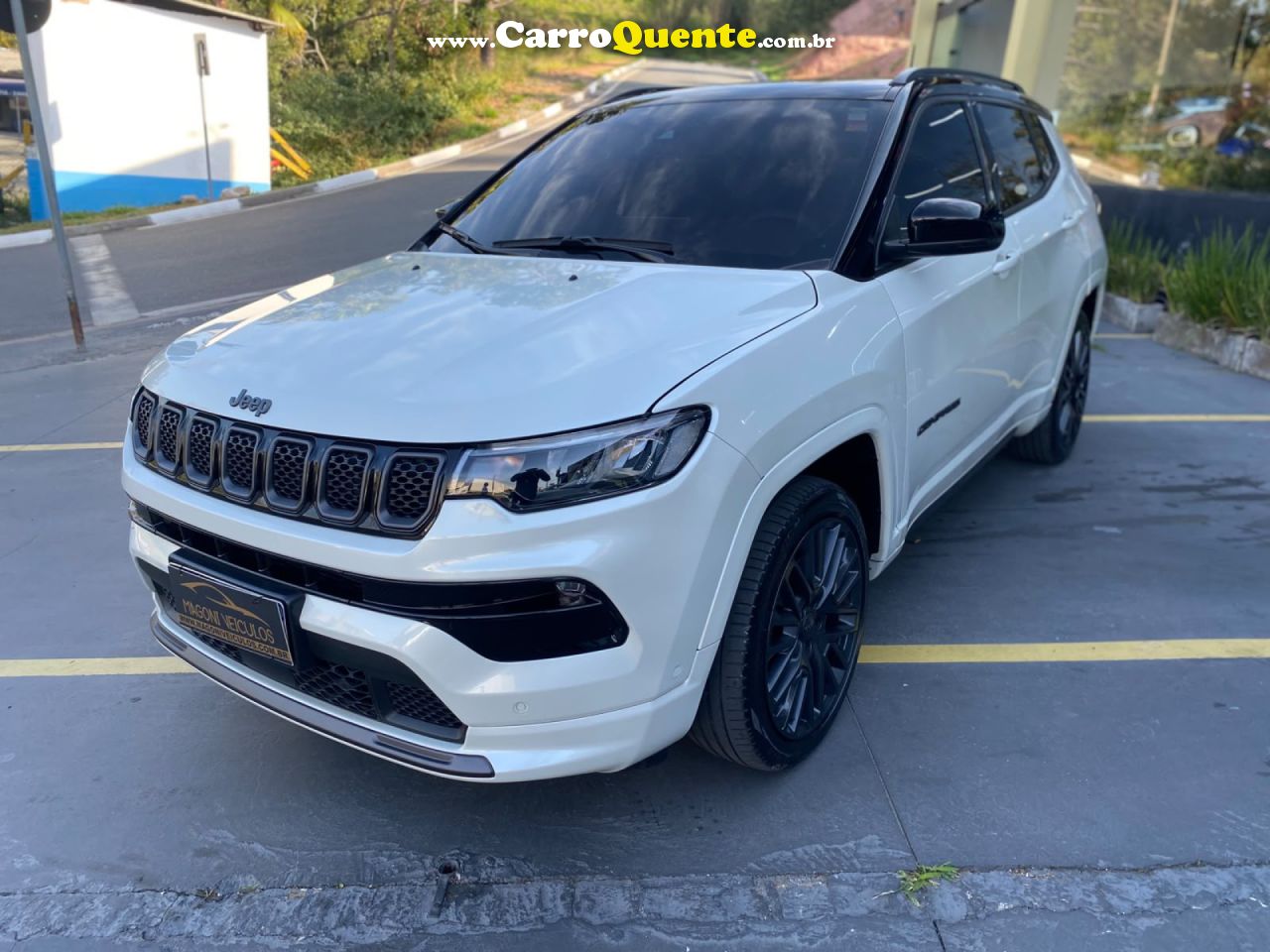 JEEP   COMPASS S T270 1.3 TB 4X2 FLEX AUT.   BRANCO 2023 1.3 FLEX - Loja