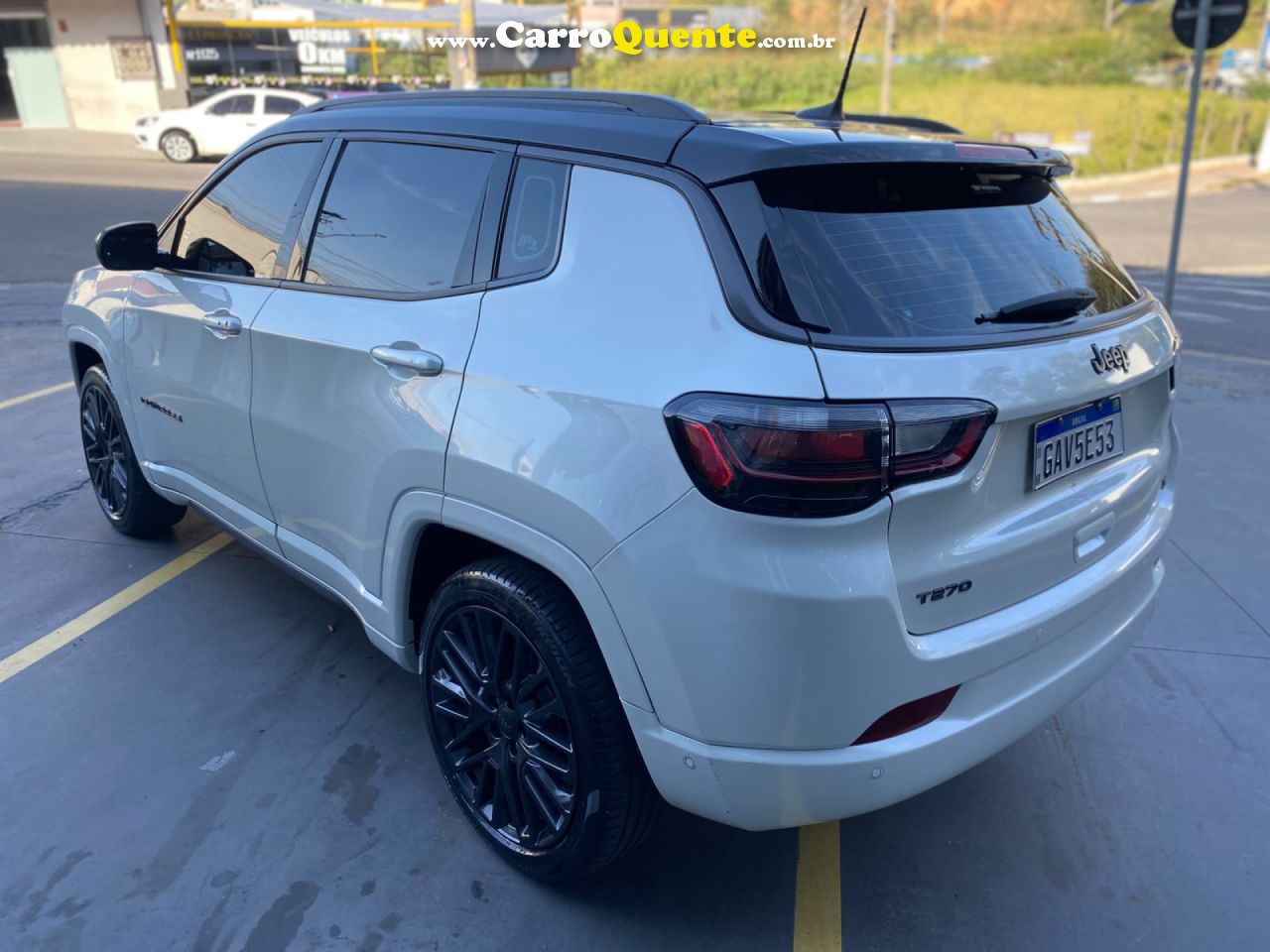 JEEP   COMPASS S T270 1.3 TB 4X2 FLEX AUT.   BRANCO 2023 1.3 FLEX - Loja